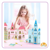 Kebo 2-in-1 Magic Write Castle Magnetic Tiles (65 piece set)