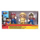 Super Mario Nintendo 4 Inch 3PK: Mario Odyssey