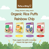 Farm to Baby Organic Rice Puffs Rainbow Chip 30g - Banana