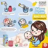 Mamii Moon Cool and Refreshing Oil for Fever and Colds