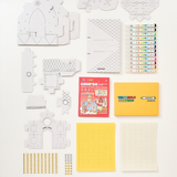 Flower Monaco DIY Paper House Painting