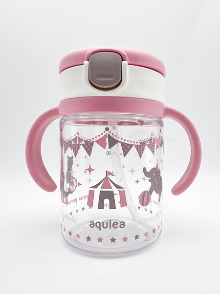 Richell AQ Clear Straw Bottle Mug 200 R