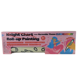 Flower Monaco Height Chart Roll-Up Painting