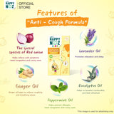 Happy Noz Organic Onion Sticker Anti-Cough with Ginger Oil