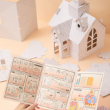 Flower Monaco DIY Paper House Painting