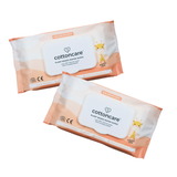 Cottoncare Baby Powder Biodegradable Water Wipes 80 pcs