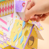 Flower Monaco DIY Paper House Painting