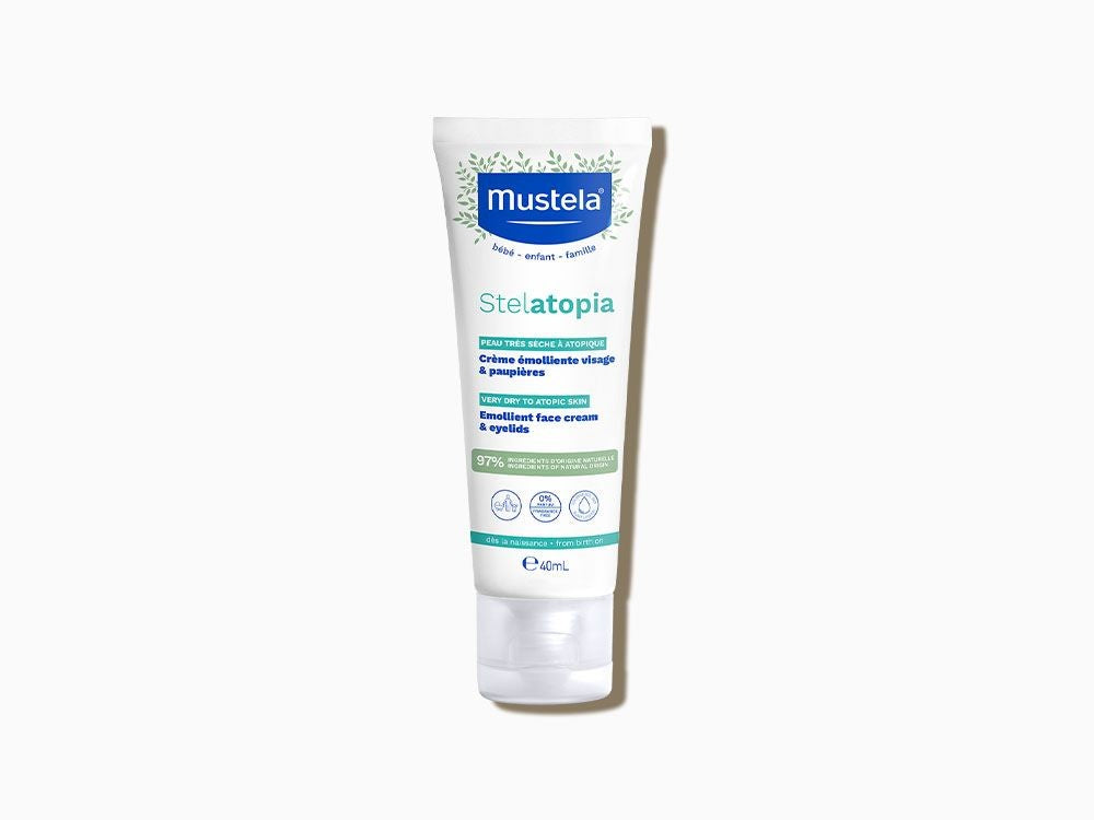 Mustela Stelatopia Emollient Cream Face 40ml (Atopic Prone Skin)