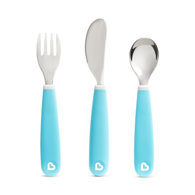 Munchkin Splash Toddler Fork, Knife & Spoon Set