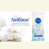 No Rinse Bathing Wipes