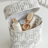 Emong Baby Toile De Jouy Handle Pouch Bag