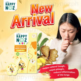 Happy Noz Organic Onion Sticker Anti-Cough with Ginger Oil