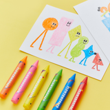 Flower Monaco Palm Crayons