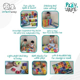 Infantway Playsafe Spell n’ Count Soft Building Blocks