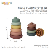 Kodomo Playhouse Silicone Round Stacking Toy