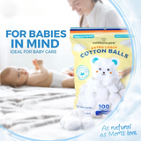 CottonCare Premium Extra Large Cotton Balls - 100's