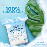 CottonCare Premium Pure Baby Cotton Pads - 100's