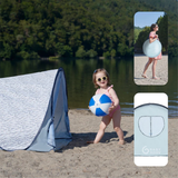 Babymoov Anti-UV Tent 50+ SPF Protection - Blue Waves