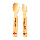 Mother's corn Step Up Spoon & Fork Set