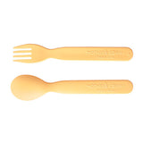 Mother's corn Step Up Spoon & Fork Set