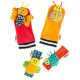 Lamaze Gardenbug Foot Finder & Wrist Rattle Set