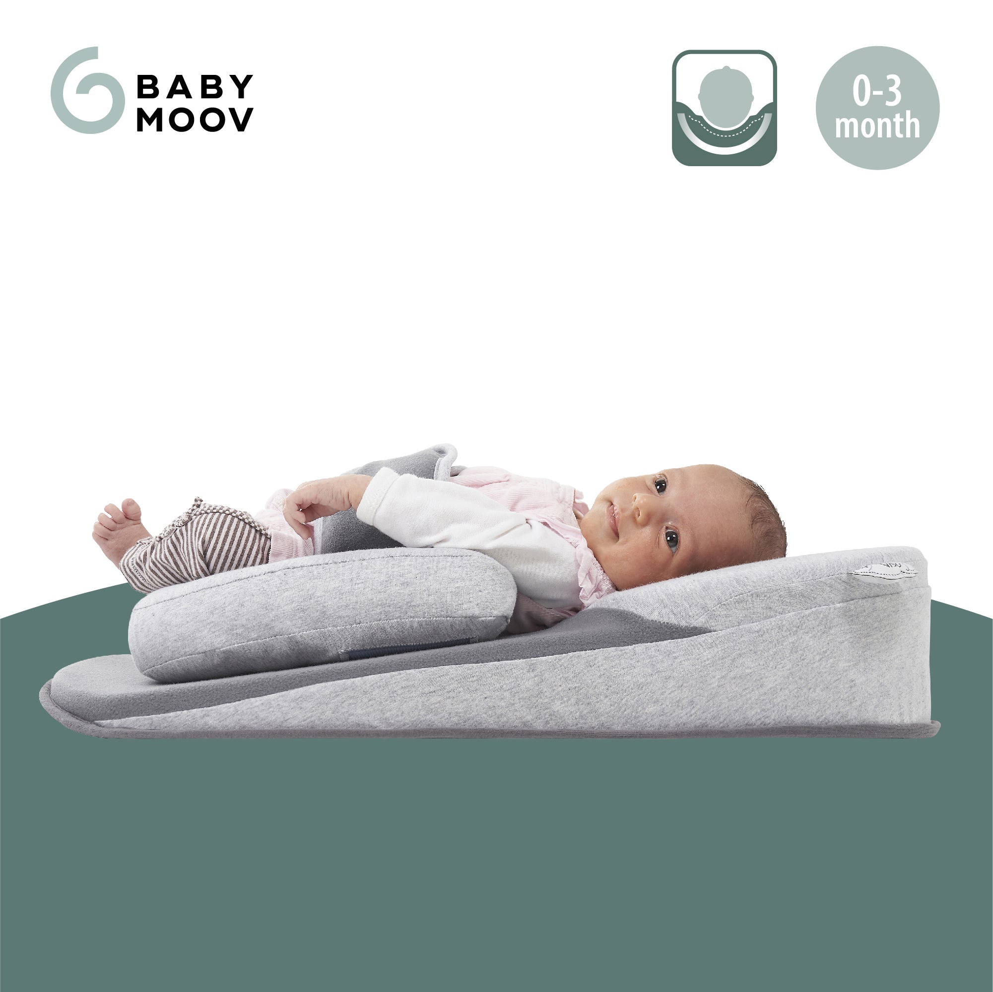 Babymoov Cosydream+ Elevated Ergonomic Newborn Baby Lounger