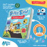 Ditty Bird Musical Book - Children's Songs | USB-C Rechargeable