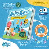 Ditty Bird Musical Book - Learning Songs | USB-C Rechargeable