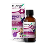 Brauer Sambucus Black Elderberry Immune Plus Kids 100 ml