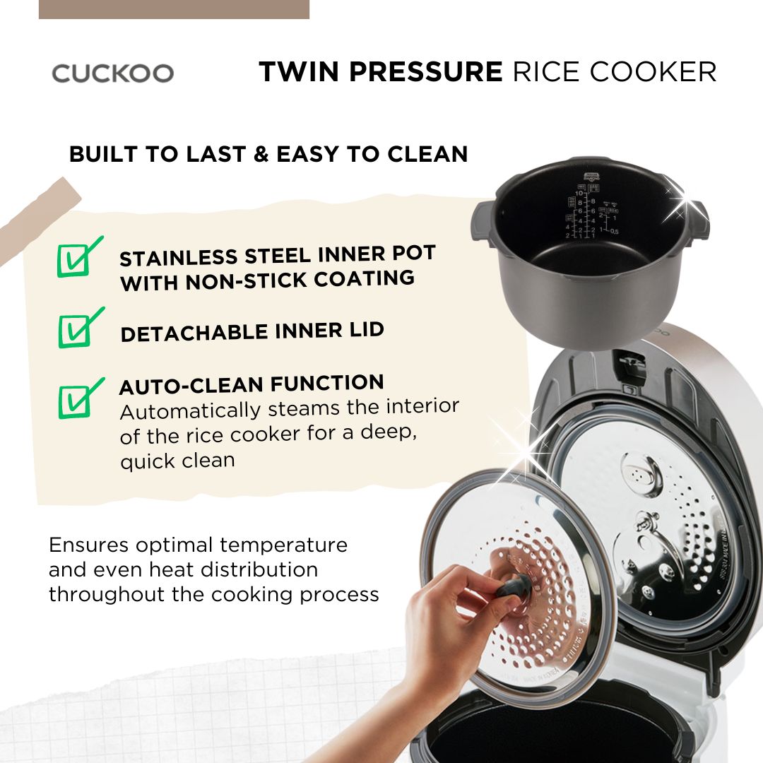 Cuckoo Multi-functional Twin Pressure Rice Cooker | Mighty Baby PH