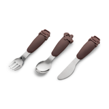 Citron Silicone Cutlery Set with Pouch