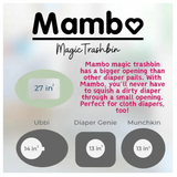 Mambo Diaper Trash Bin