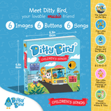 Ditty Bird Musical Book - Children's Songs | USB-C Rechargeable