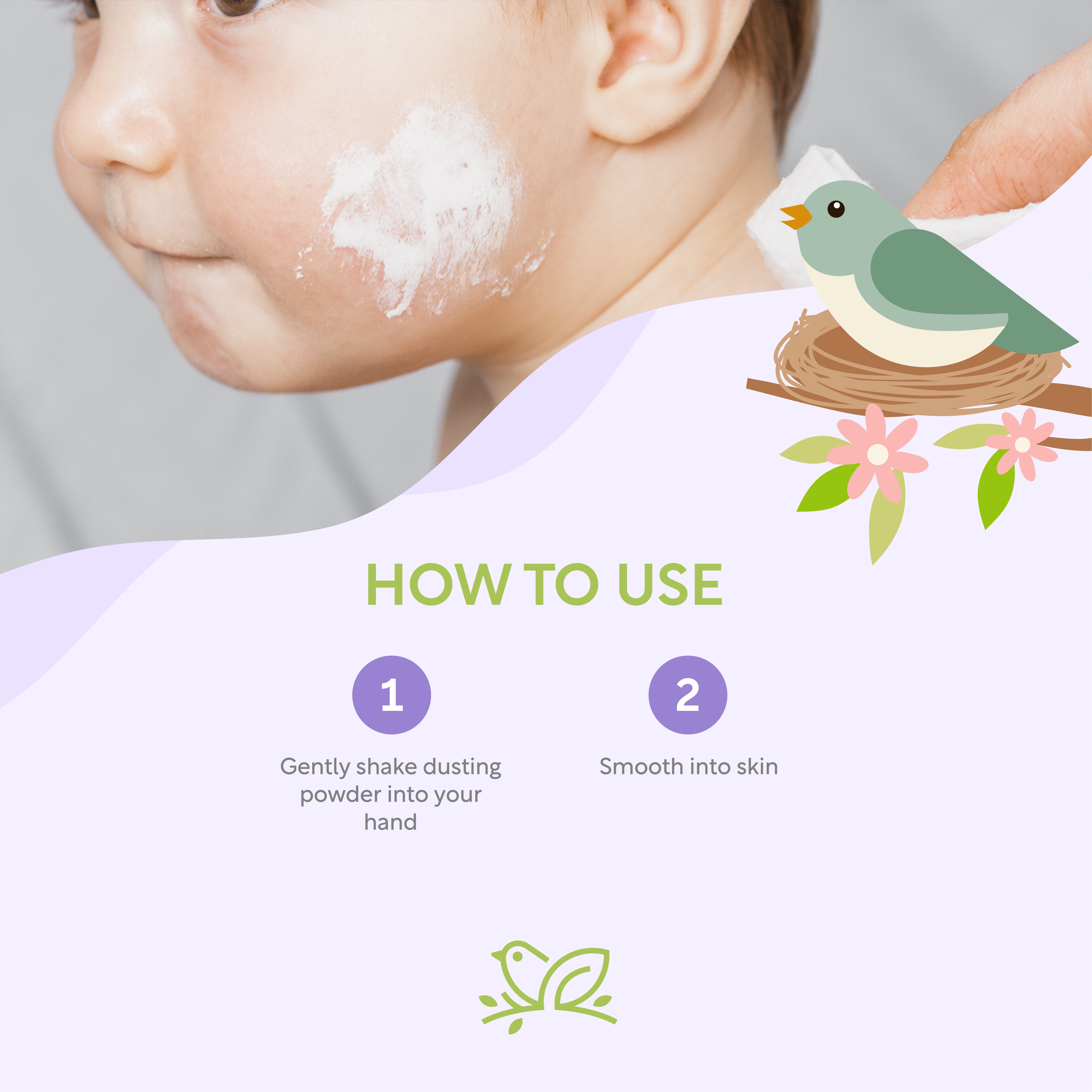 Dusting Powder Inner Cap Nature to Nurture Dusting Powder– Mighty Baby PH
