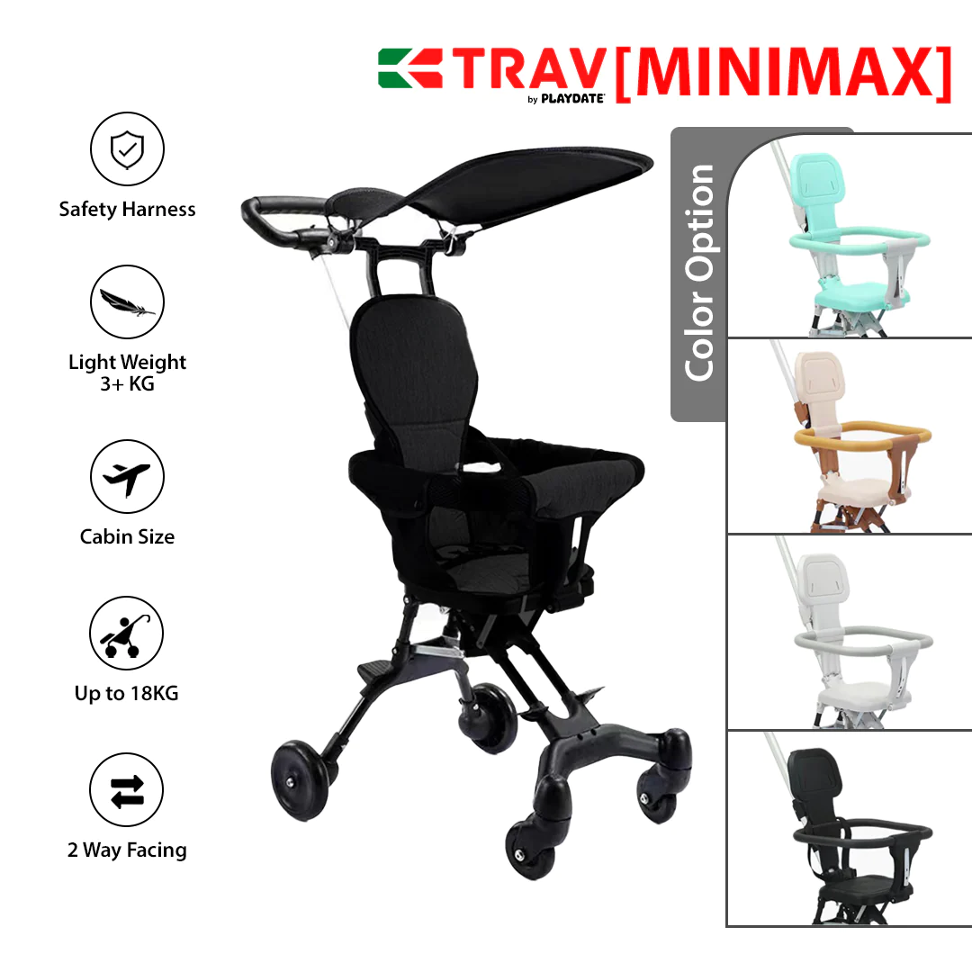 Playdate MiniMax Trav Portable Travel Stroller