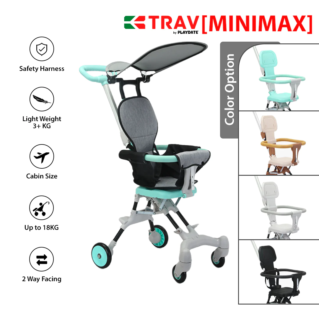 Playdate MiniMax Trav Portable Travel Stroller
