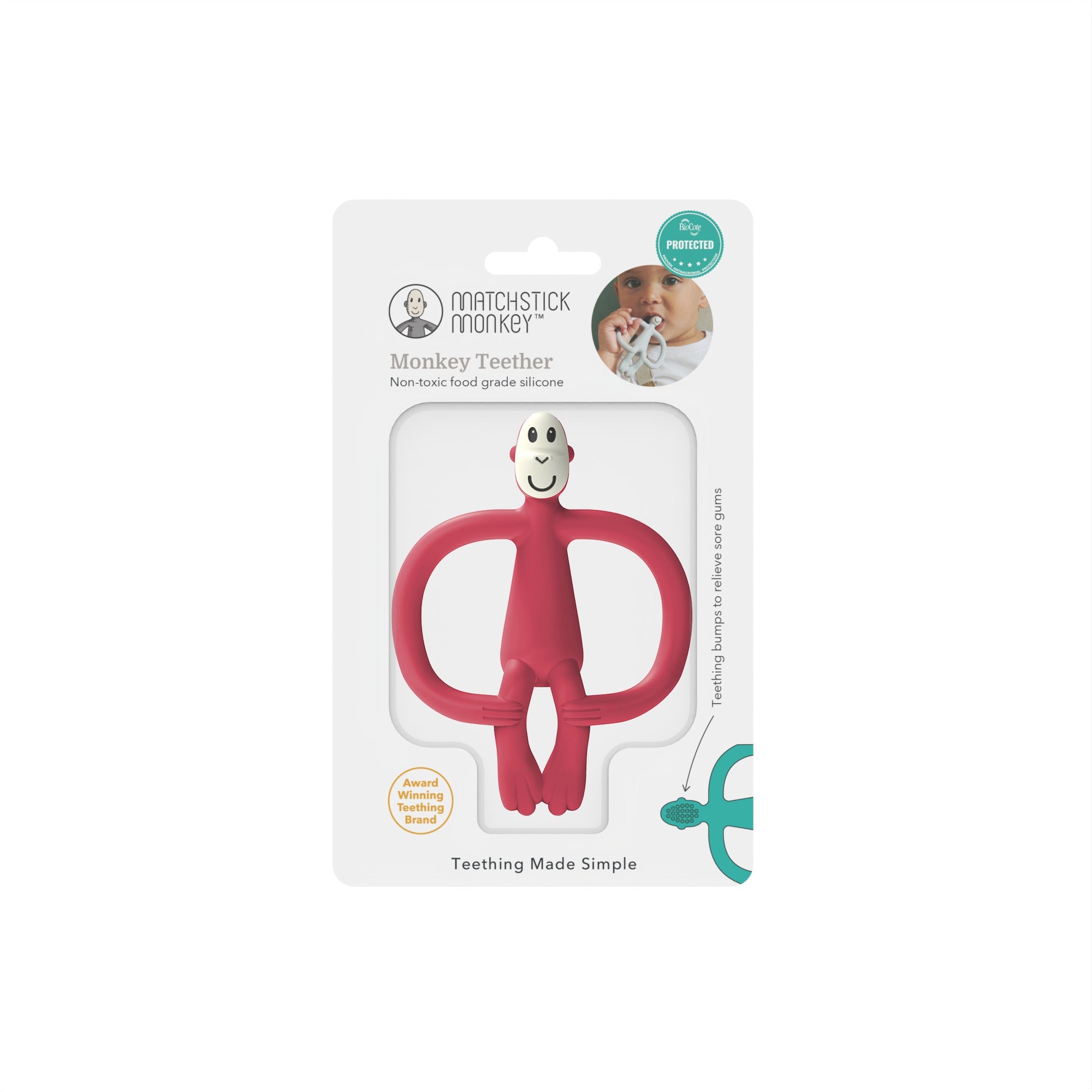 Matchstick Monkey Teething Toy Blister Pack
