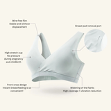 Mamaway Ultra Silky Crossover Sleeping & Nursing Bra