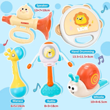 Kodomo Playhouse Cute Musical Rattle Toys 5pc set