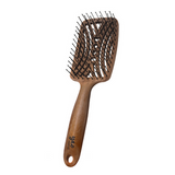 Yao Moving Square Hair Brush - Wood-like