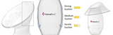 NatureBond™ Silicone Milk Catcher with Silicone Stopper and Strap