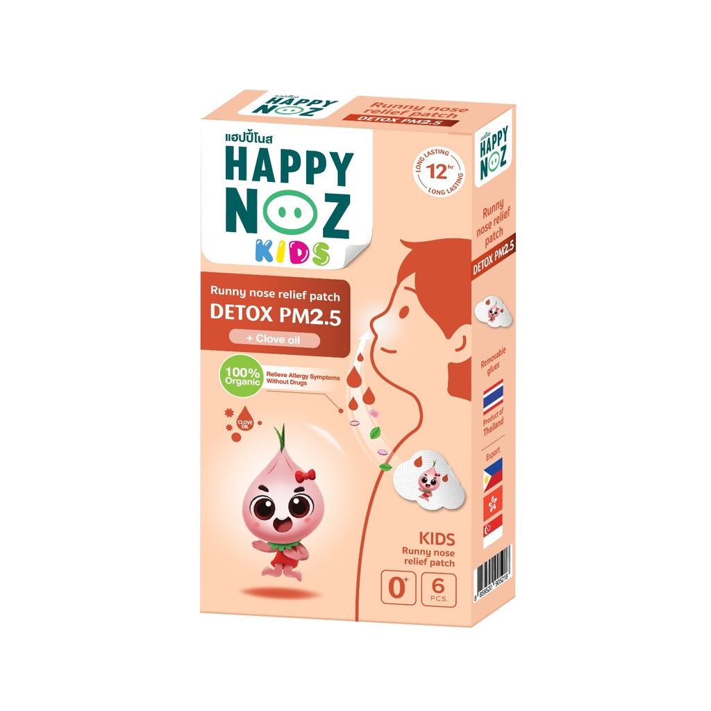 Happy Noz Organic Onion Sticker Detox PM 2.5 6's