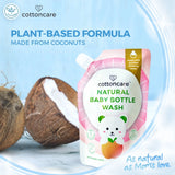 Cottoncare Natural Baby Bottle Wash & Nipple Cleanser 500ml