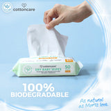 Cottoncare Organic Cotton Dry Baby Wipes (50 Pulls)