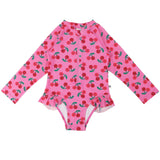 Zoocchini Rashguard Ruffled One Piece Swimsuit