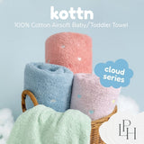Kottn Cloud by Little Palmerhaus - 100% Cotton Airsoft Baby/Toddler Towel