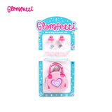 Glamfetti Microbag Keychain with Hair Accessories Collection