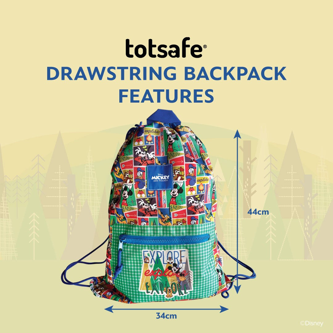 Totsafe Disney Drawstring Backpack