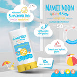 Mamii Moon Baby & Kids Mineral Sunscreen Stick SPF50 PA+++12g