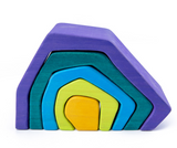 Wooden Puzzle Blocks - Rainbow